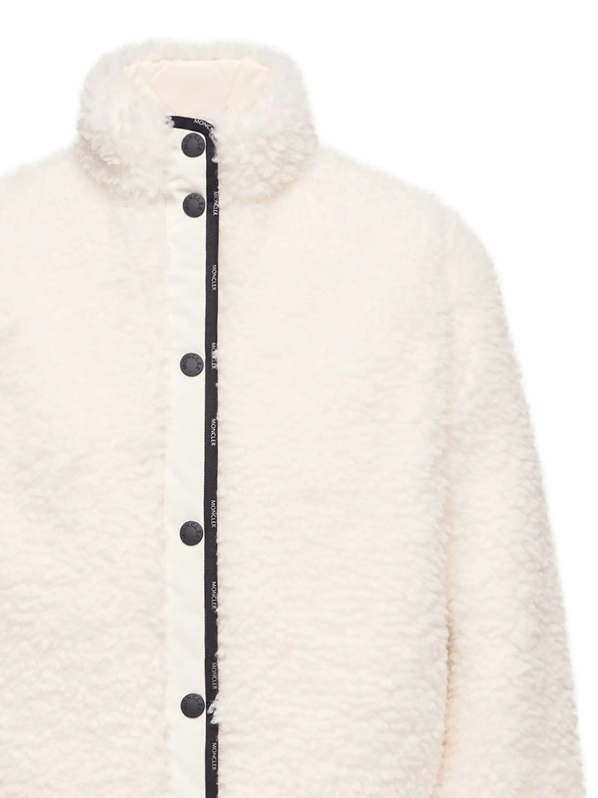 Moncler fleece zip - up jacket