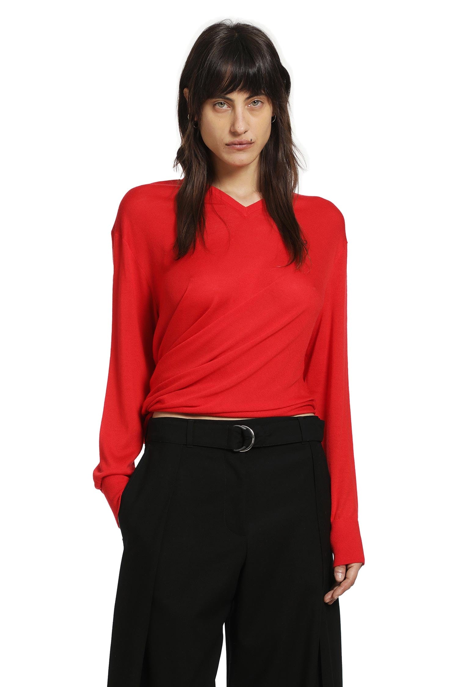 Loewe Draped Wool Sweater
