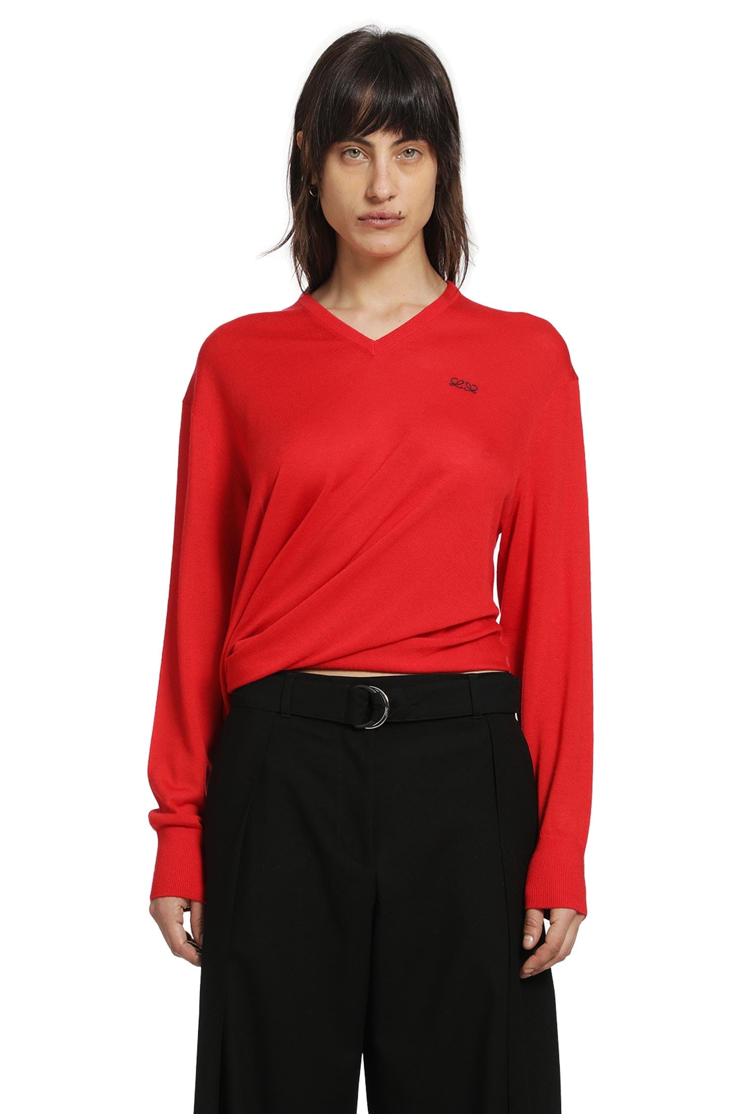 Loewe Draped Wool Sweater