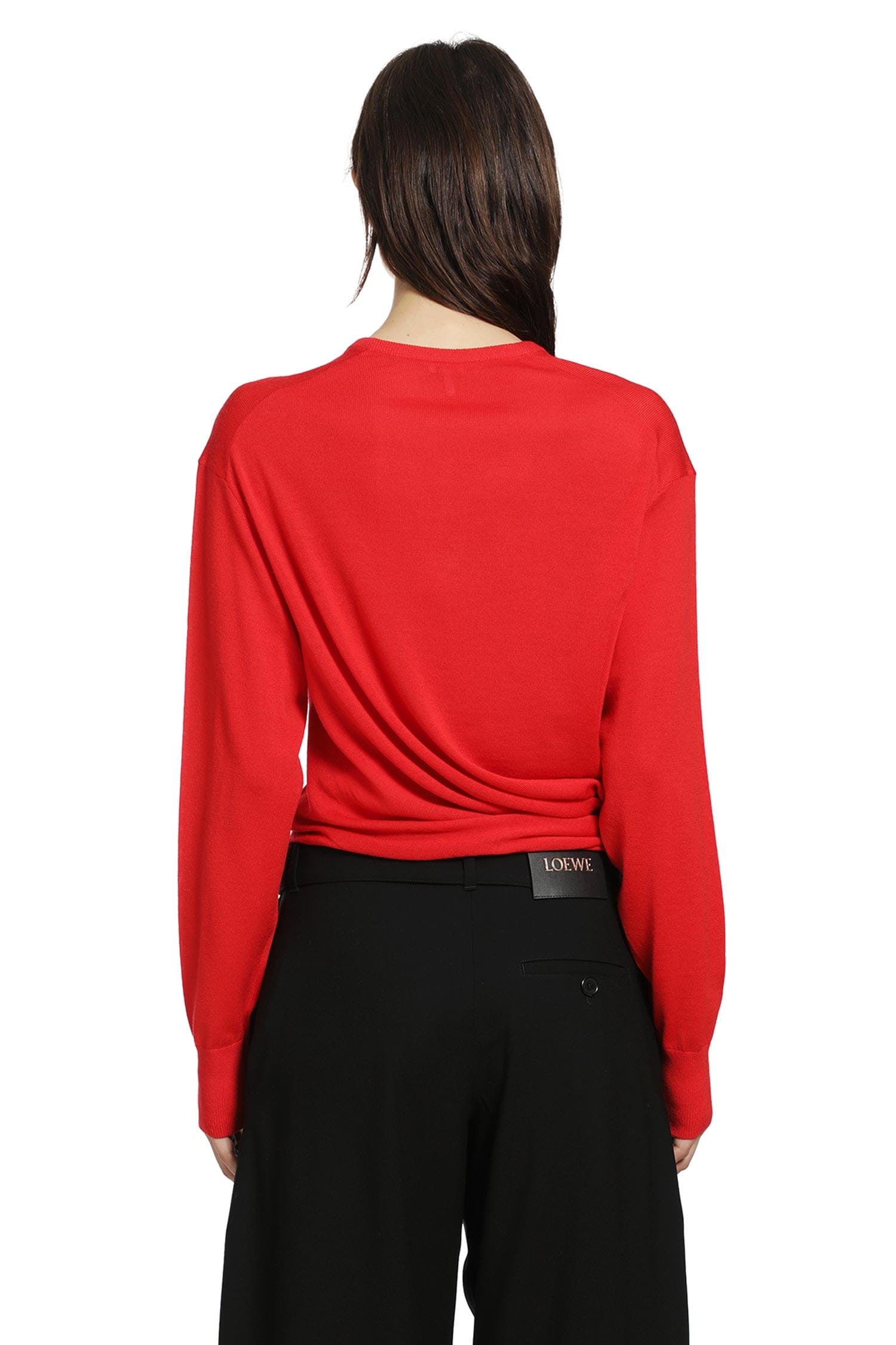 Loewe Draped Wool Sweater
