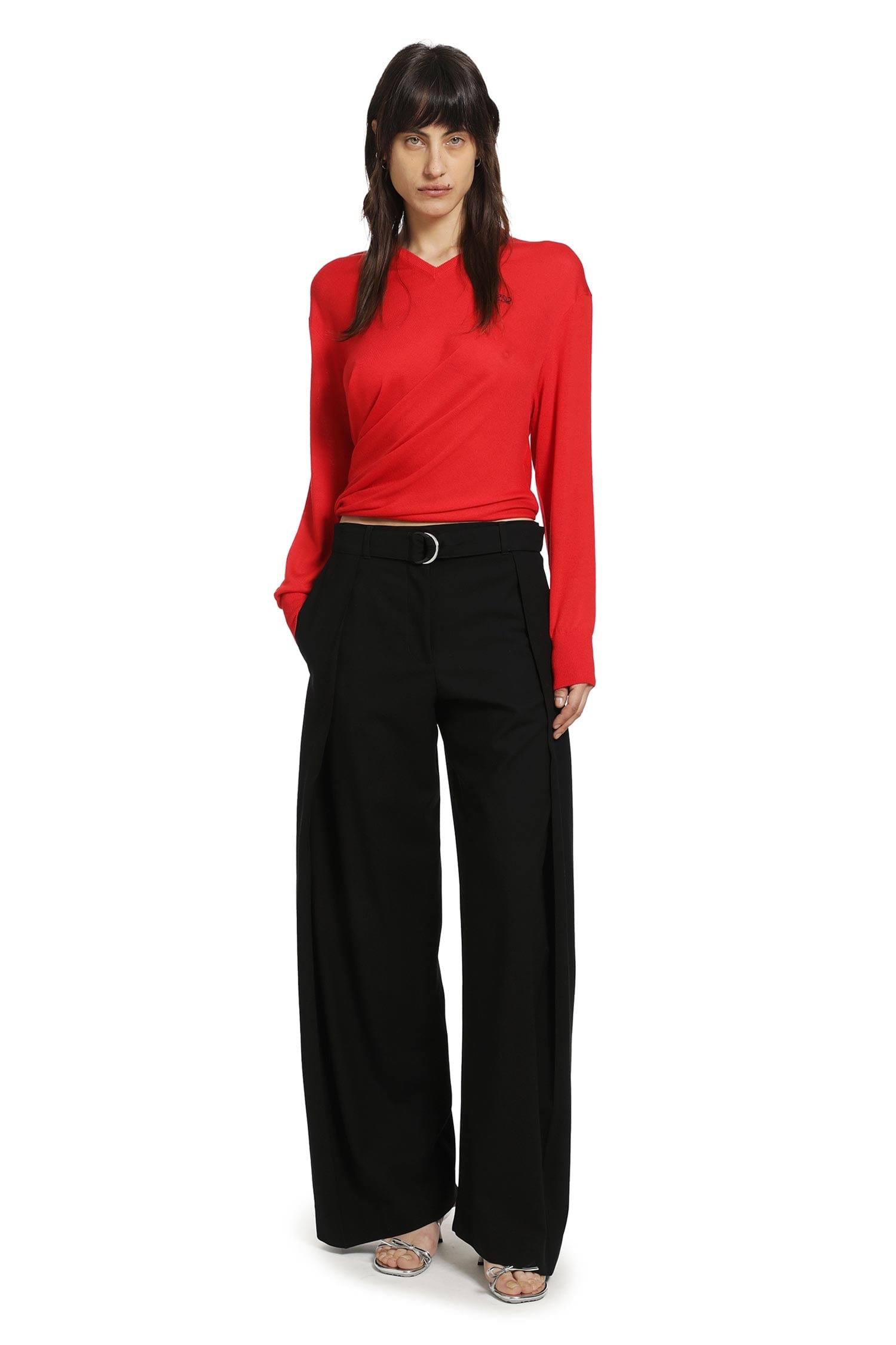 Loewe Draped Wool Sweater