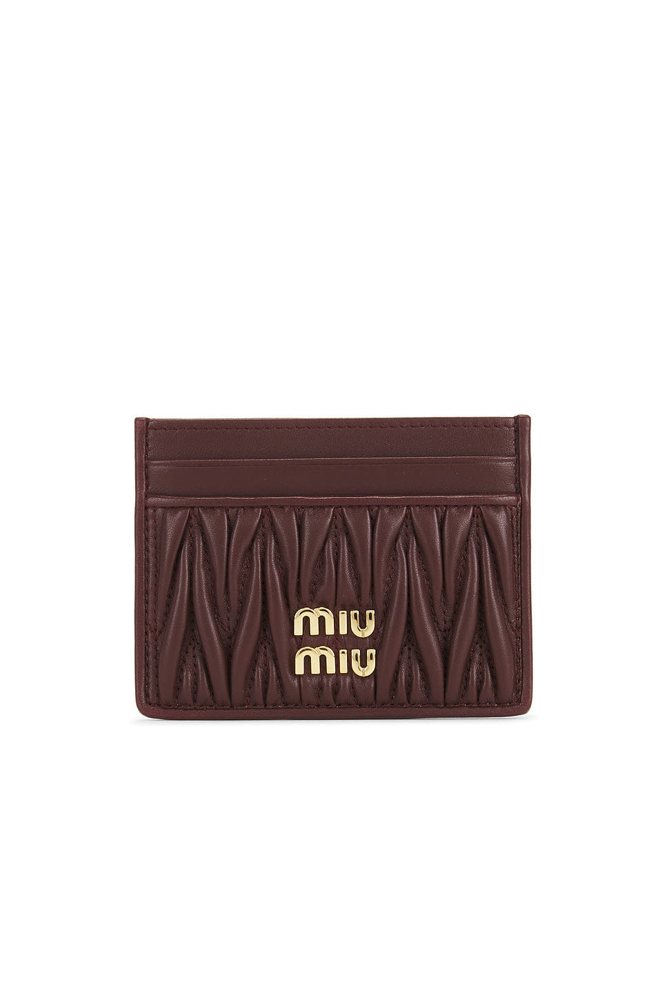 Miu Miu Matelasse Card Holder