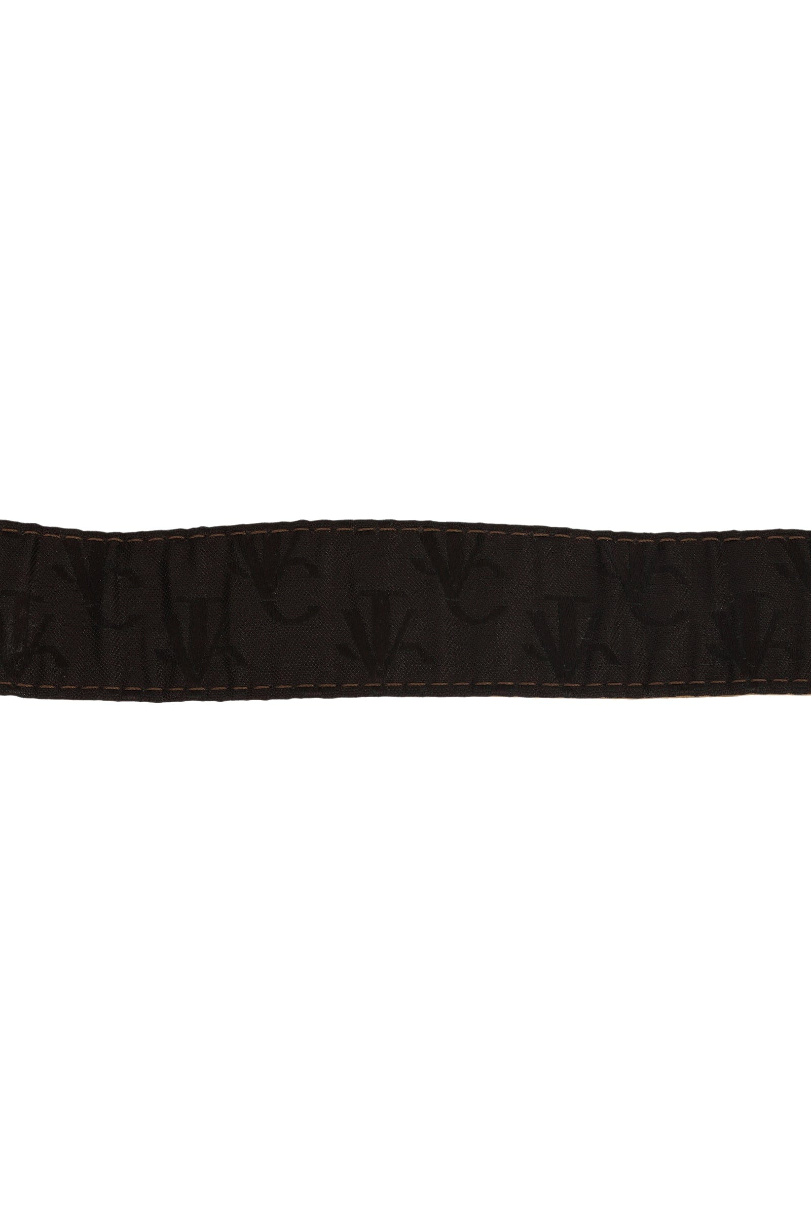 Versace Jeans Couture 36 Inches / 90 Cms Brown Monogram Belt