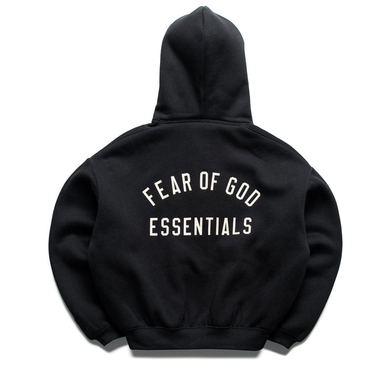 Fear of God Essentials Kids Fear Of God Essentials Classic Full Zip Hoodie - Vintage Black