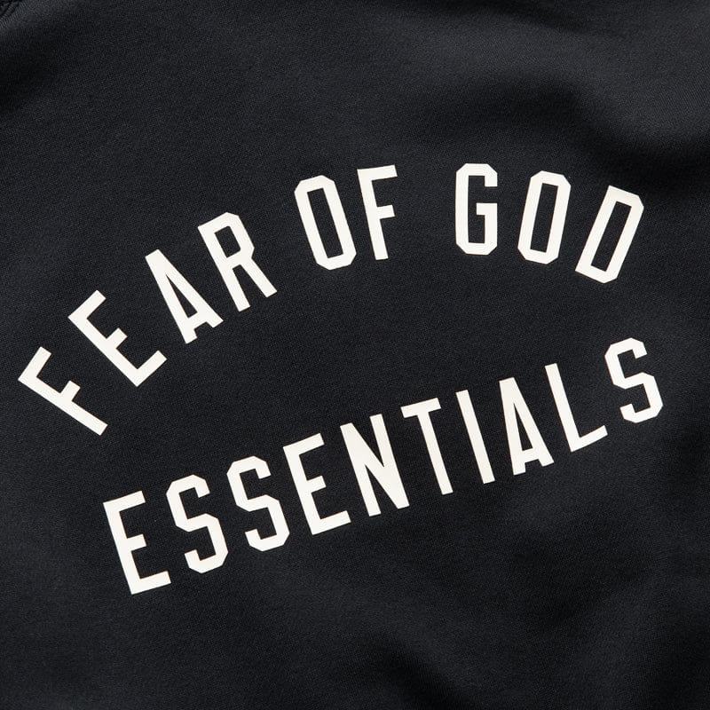Fear of God Essentials Kids Fear Of God Essentials Classic Full Zip Hoodie - Vintage Black
