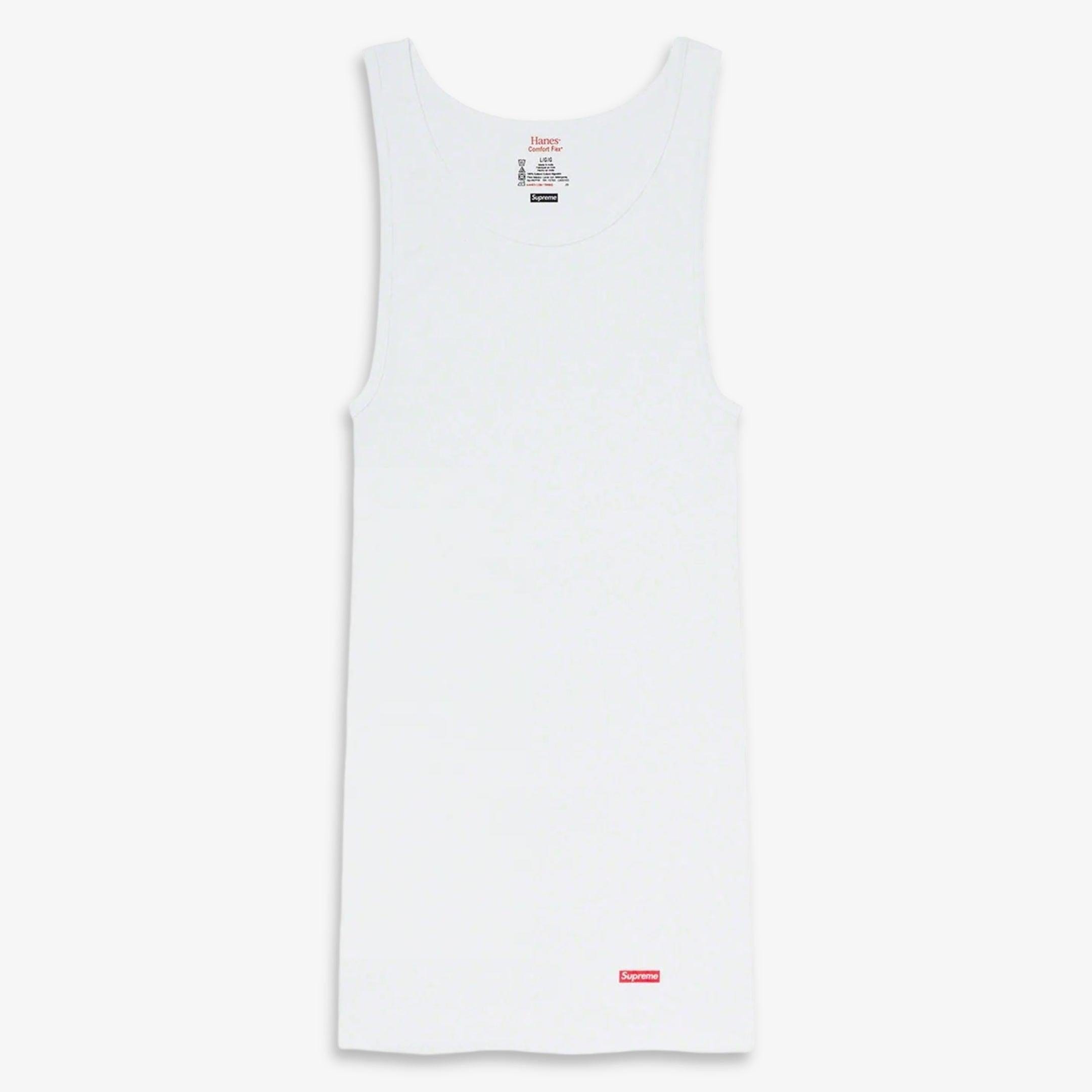 Supreme x Hanes Tagless Tank Top (1 Single Tank Top) White