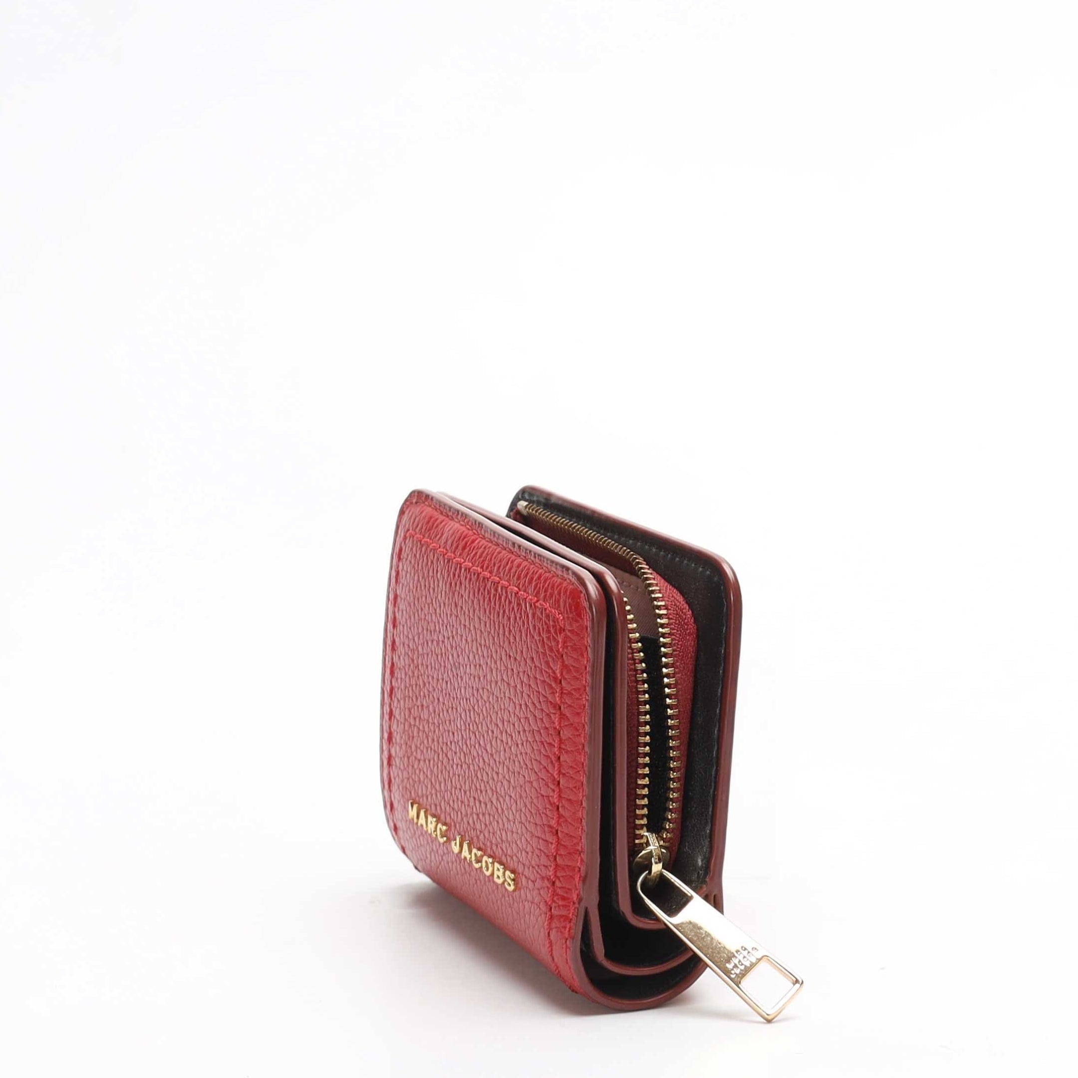 Marc Jacobs Red The Leather Mini Compact Wallet