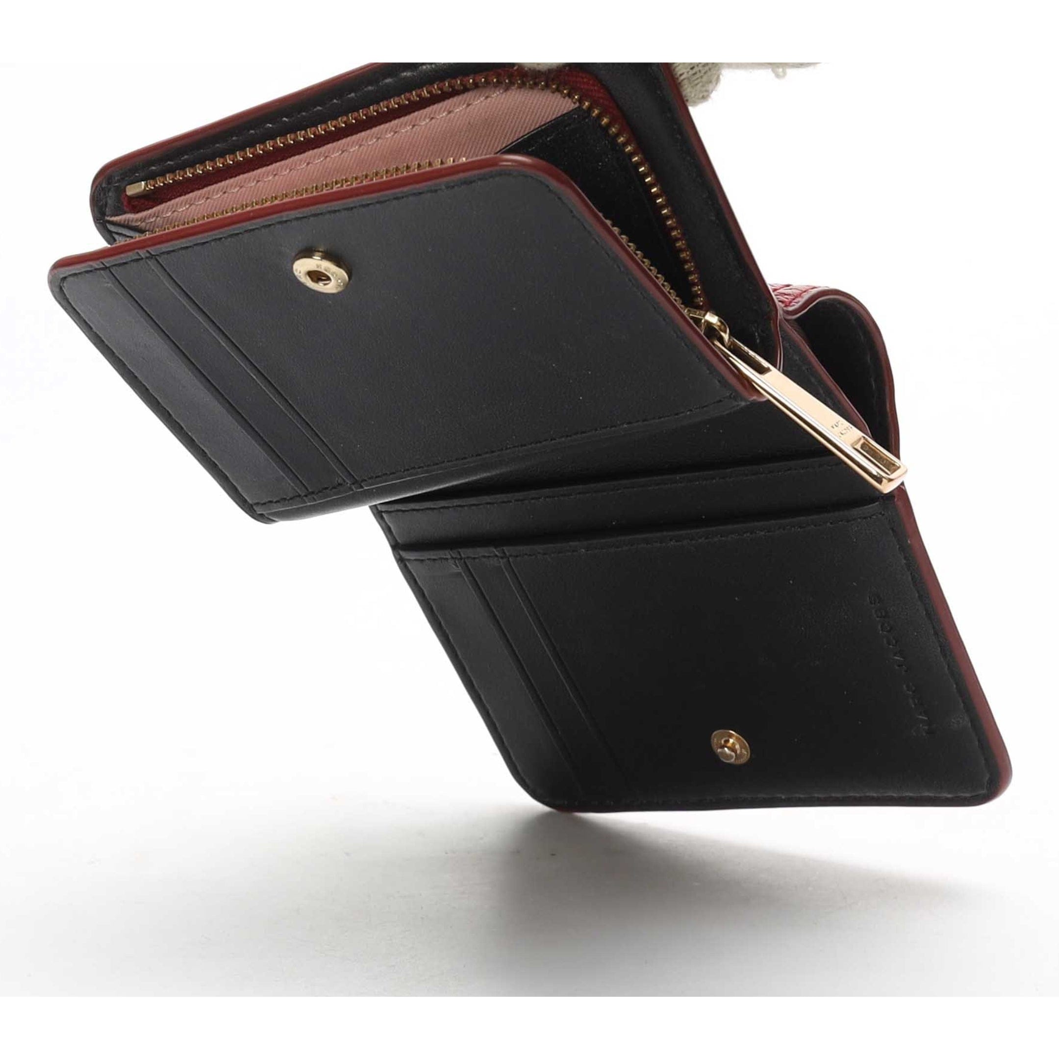 Marc Jacobs Red The Leather Mini Compact Wallet