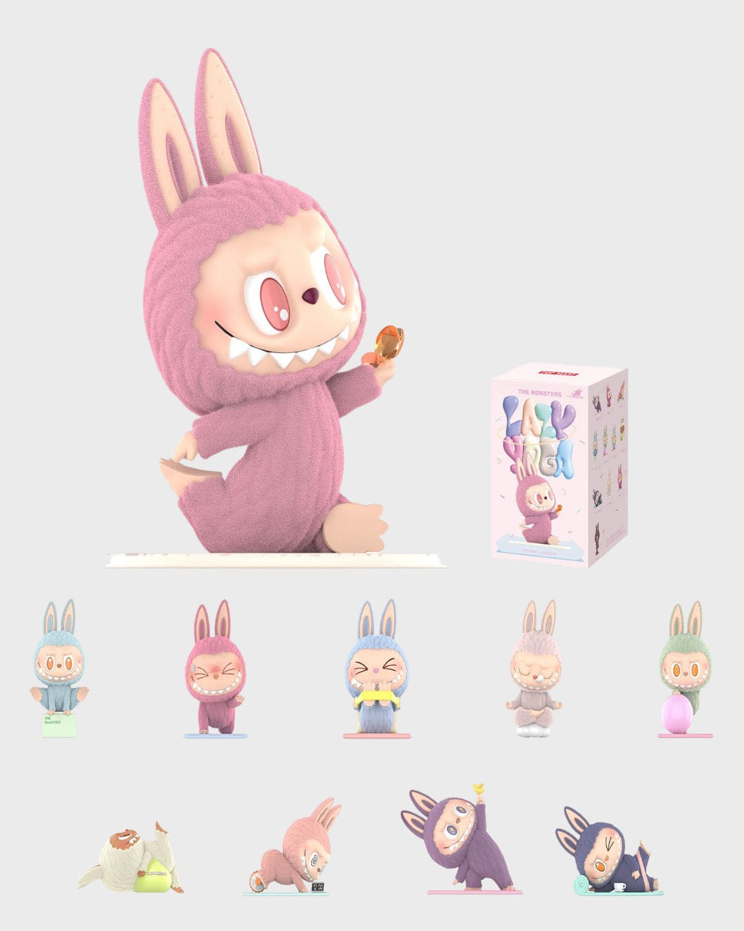 Pop Mart Labubu The Monster LAZY YOGA