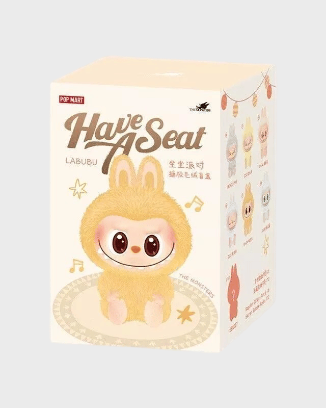 Pop Mart Labubu The Monsters Have a Seat Vinyl Plush Sealed Blind Box V2