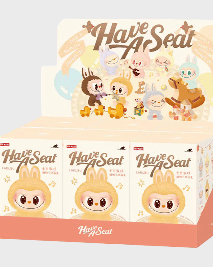 Pop Mart Labubu The Monsters Have a Seat Vinyl Plush Sealed Blind Box V2