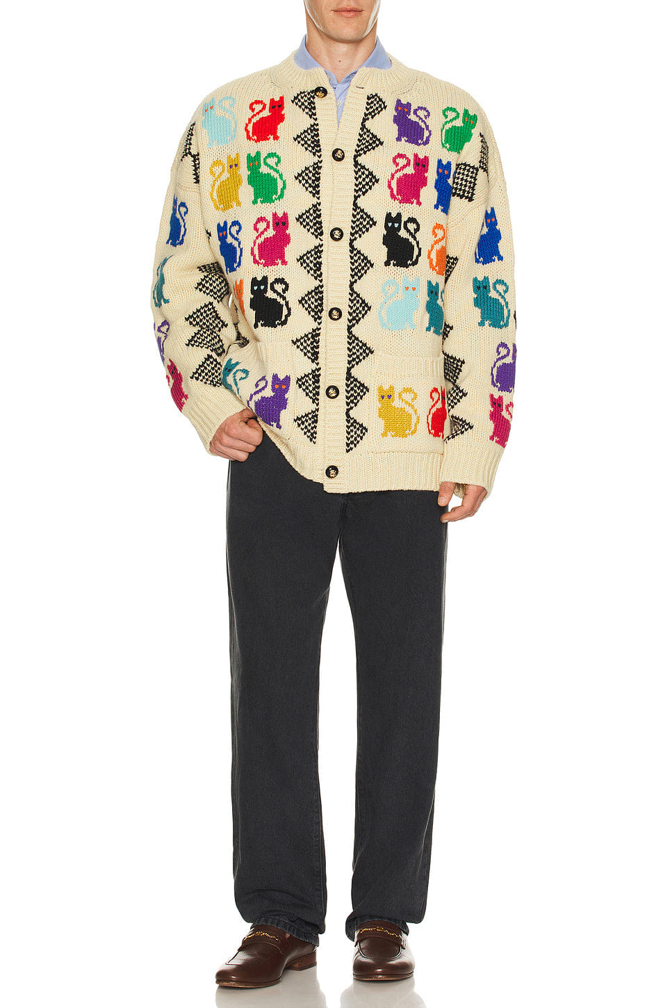 Valentino Wool Cat Cardigan