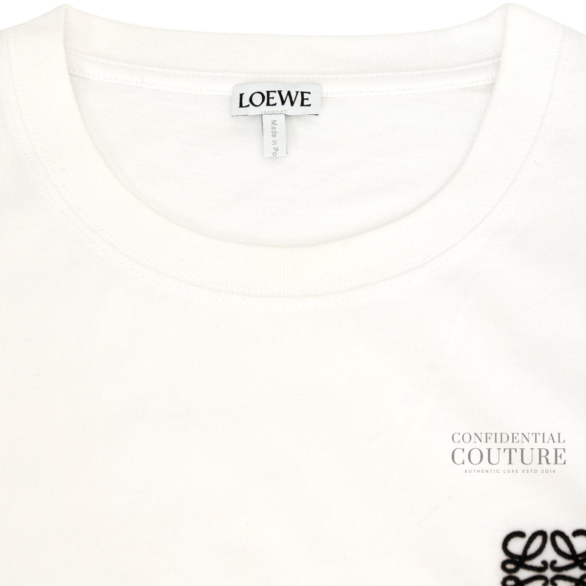Loewe White Regular Fit T - Shirt In Cotton | L