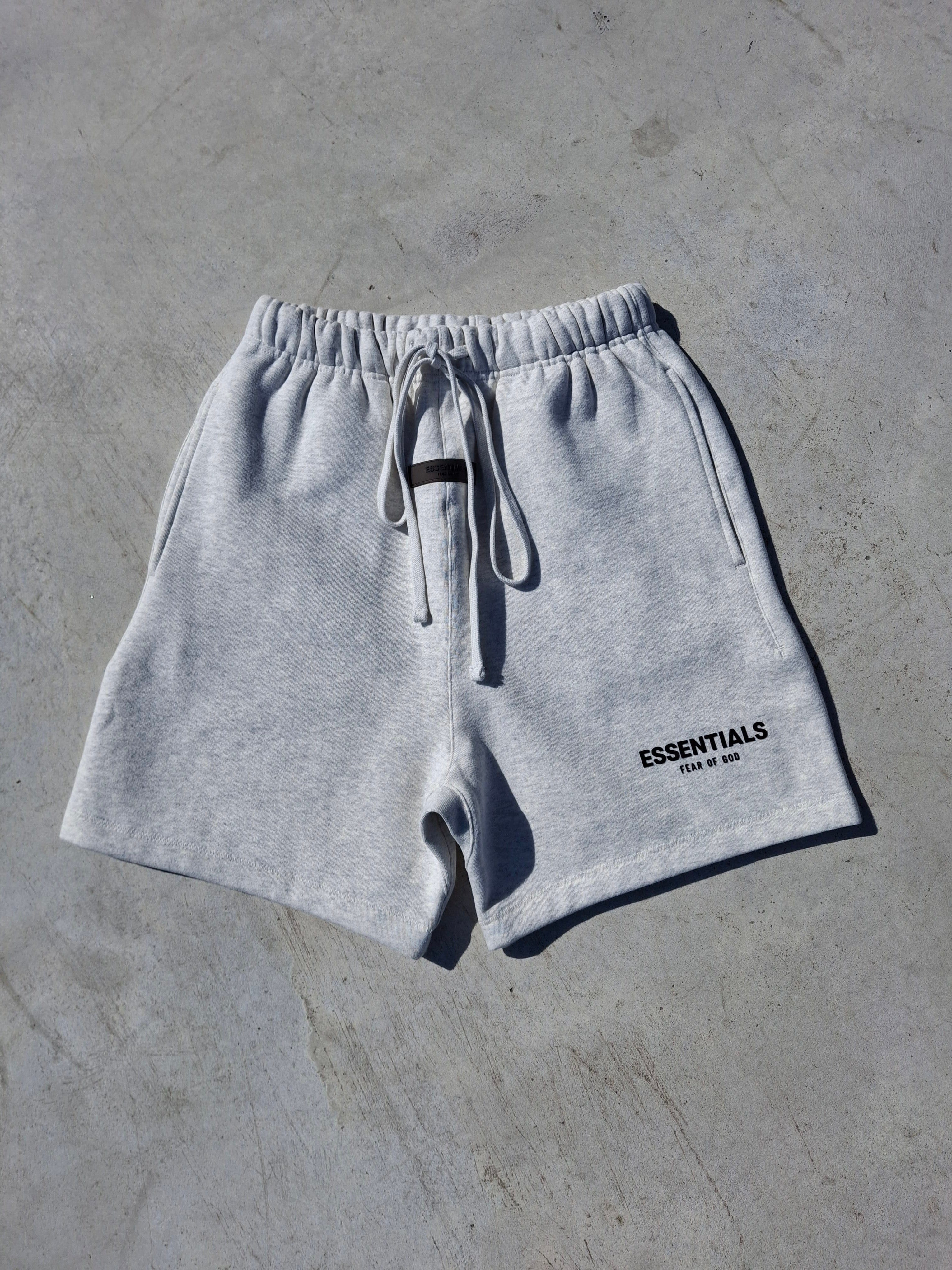 Fear of God Essentials Sweat Short Light Oatmeal SS22