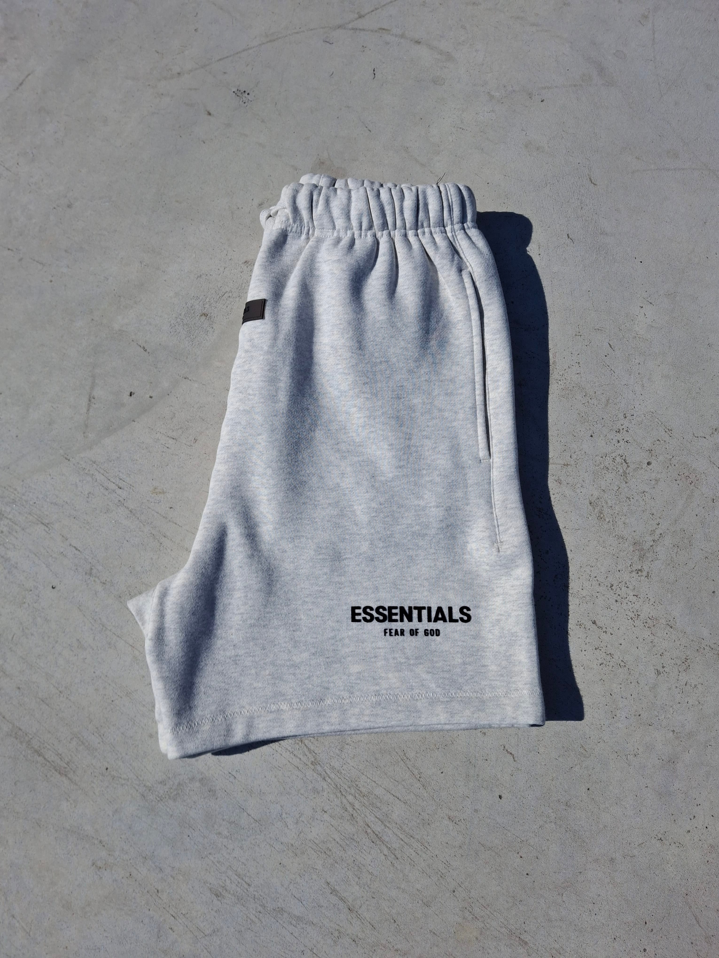 Fear of God Essentials Sweat Short Light Oatmeal SS22