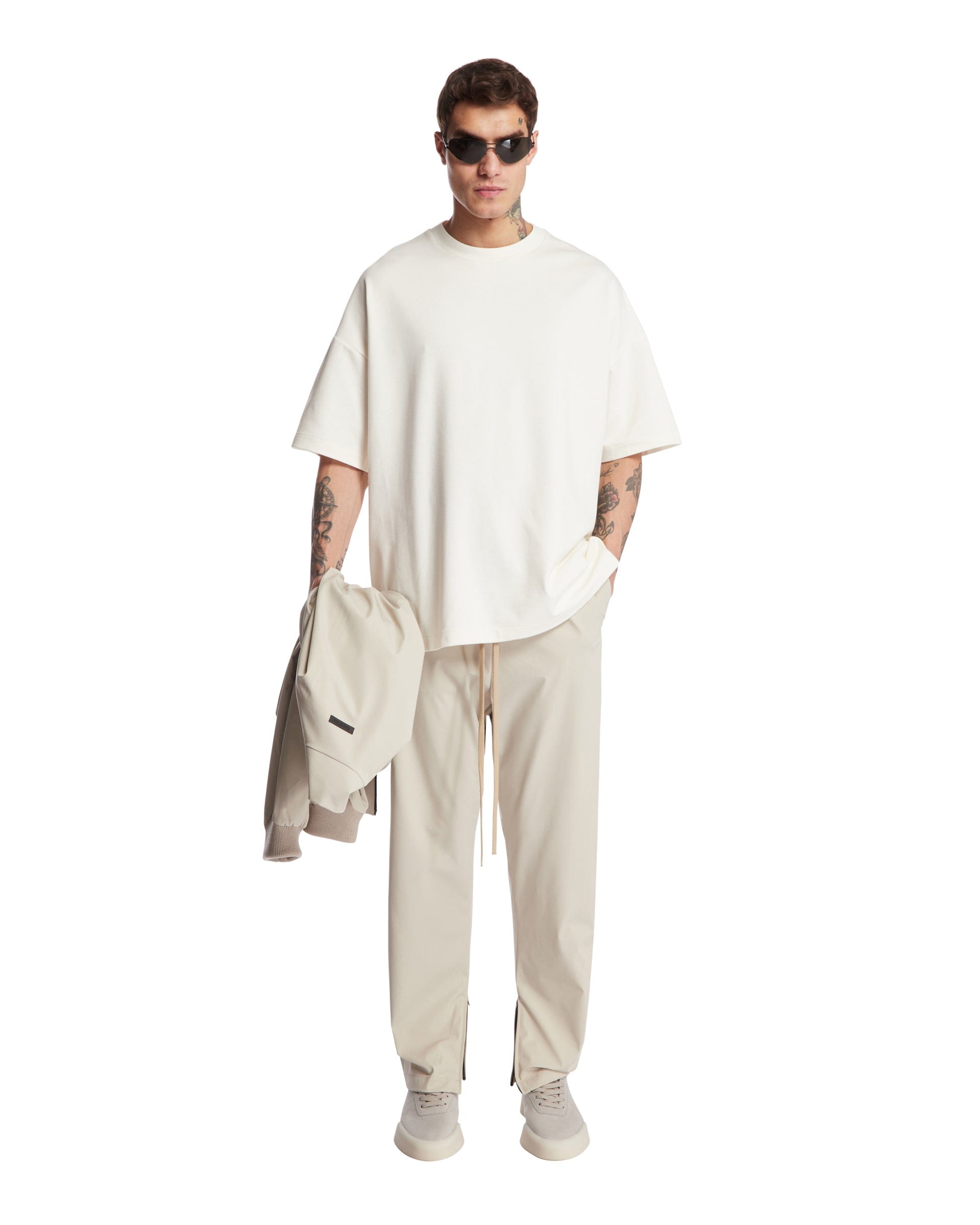 Fear of God Pantaloni Con Zip Laterale Beige