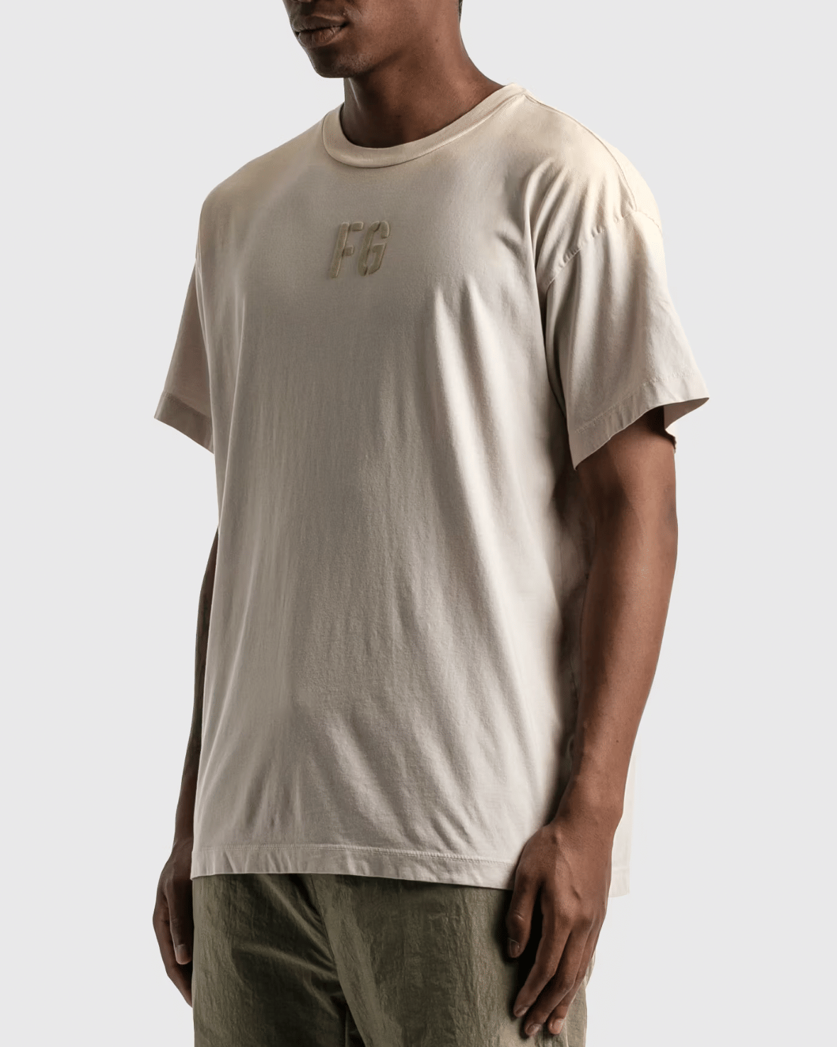 Fear of God FG T-Shirt Vintage Concrete White (SS21)