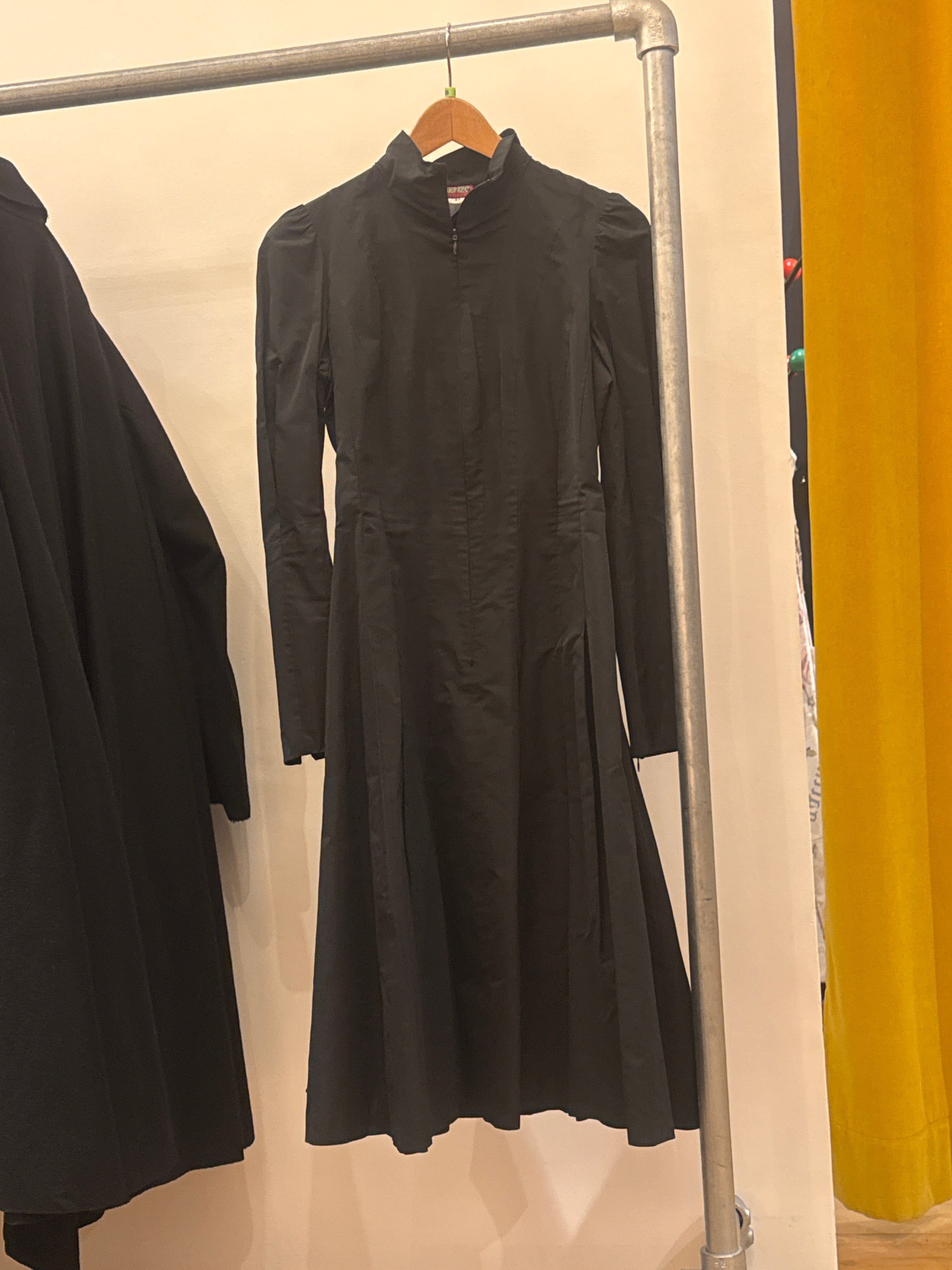 KENZO BLACK NYLON DRESS AGC3172