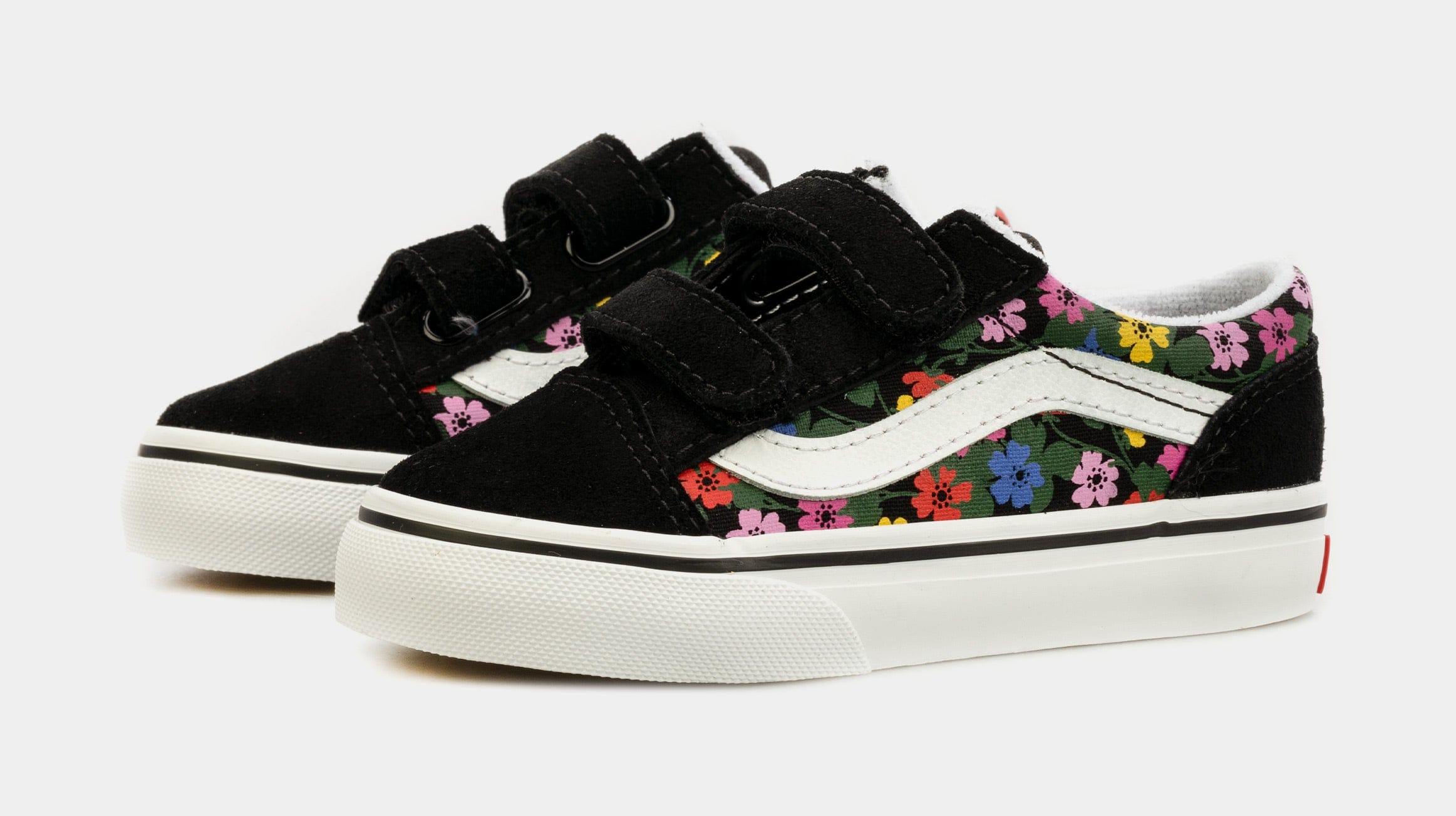 Vans Old Skool Infant Toddler Skate Shoes (Black/Multi)