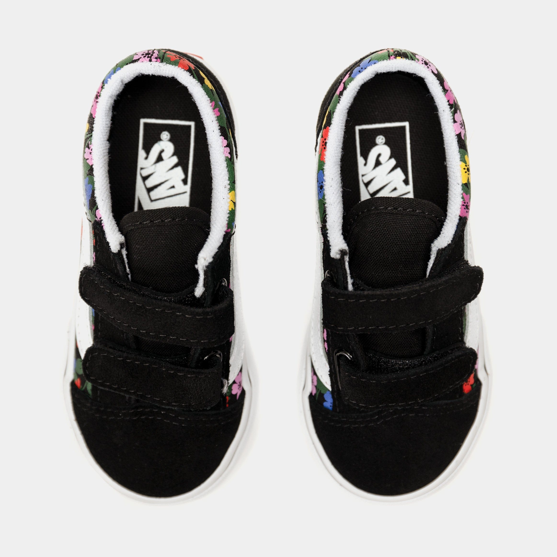 Vans Old Skool Infant Toddler Skate Shoes (Black/Multi)