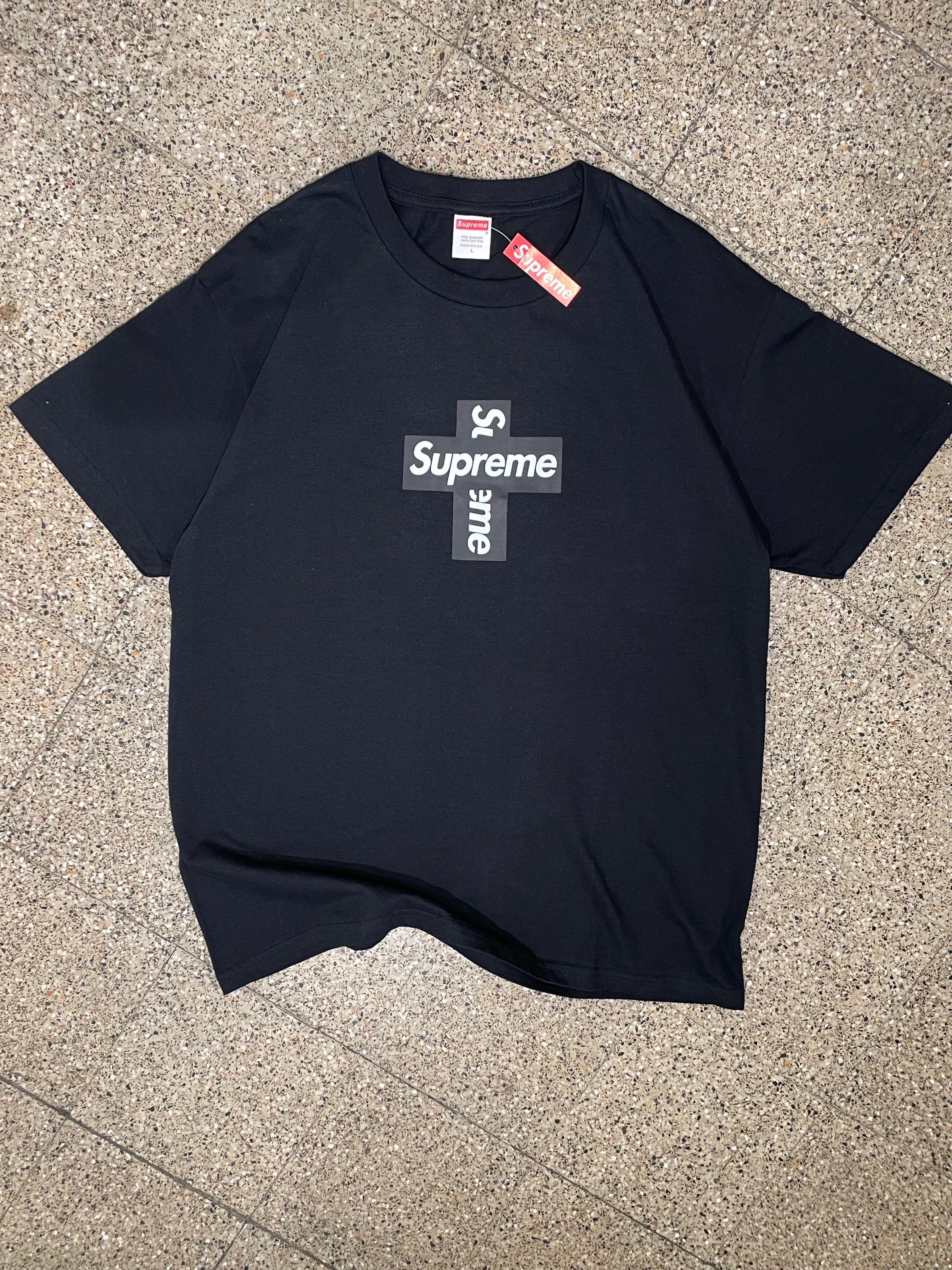 Supreme Cross T - Shirt - Black