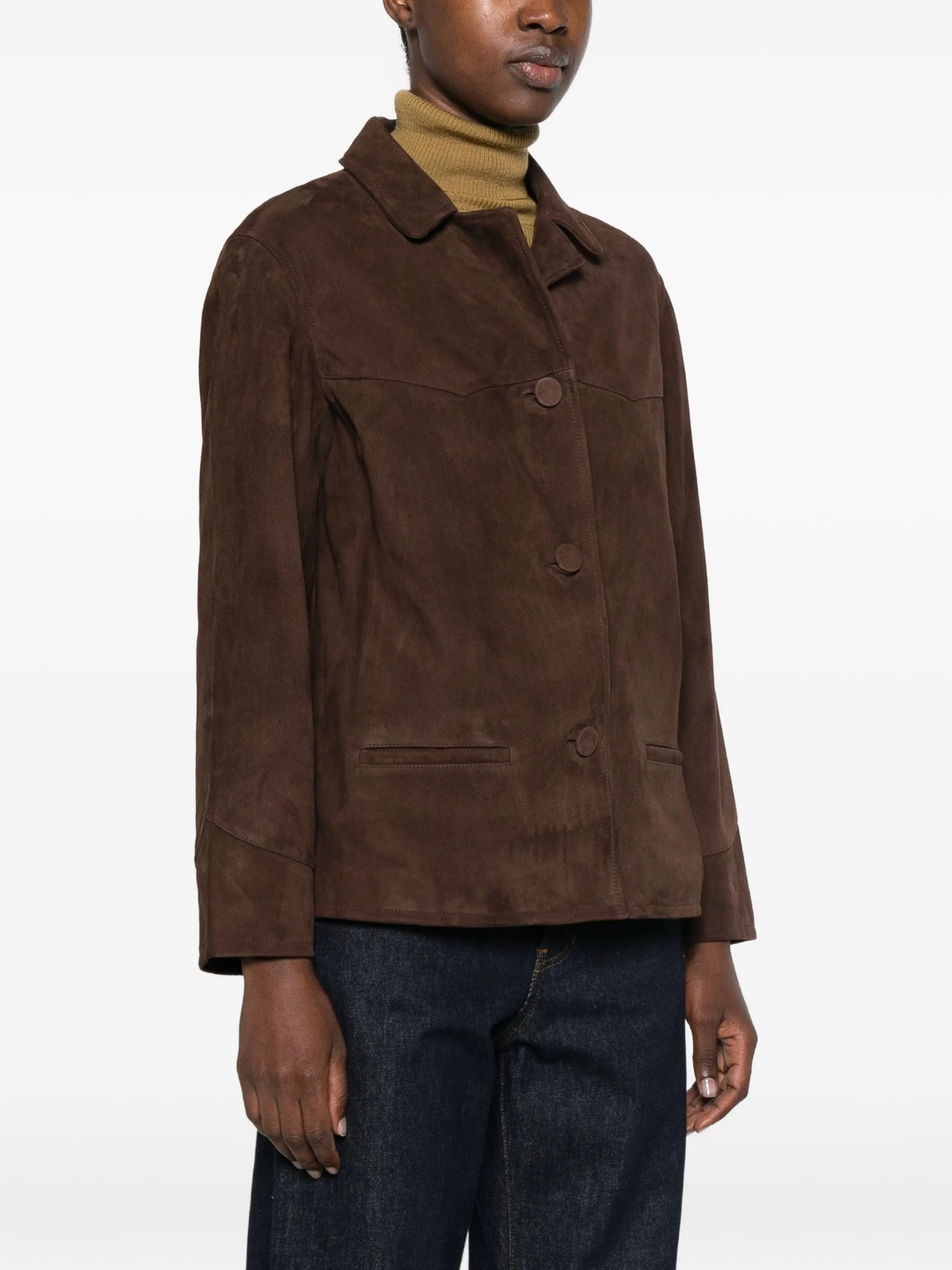 Tory Burch suede western - style jacket