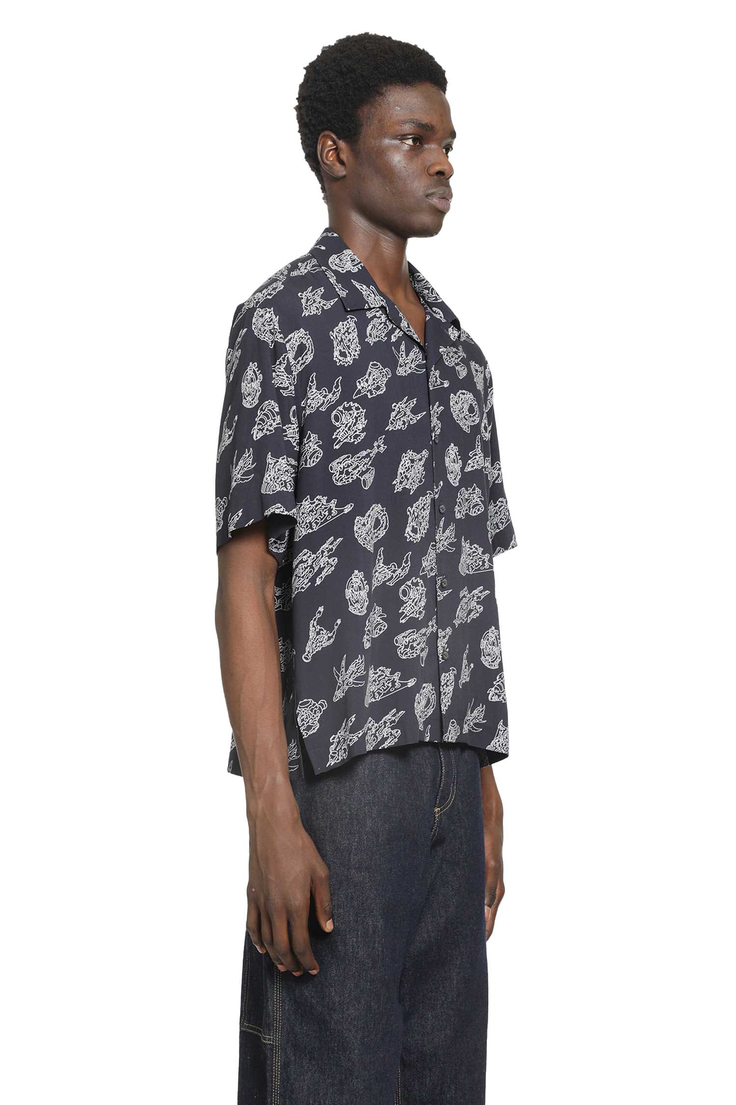 Moncler Printed Short Sleeve Shirt