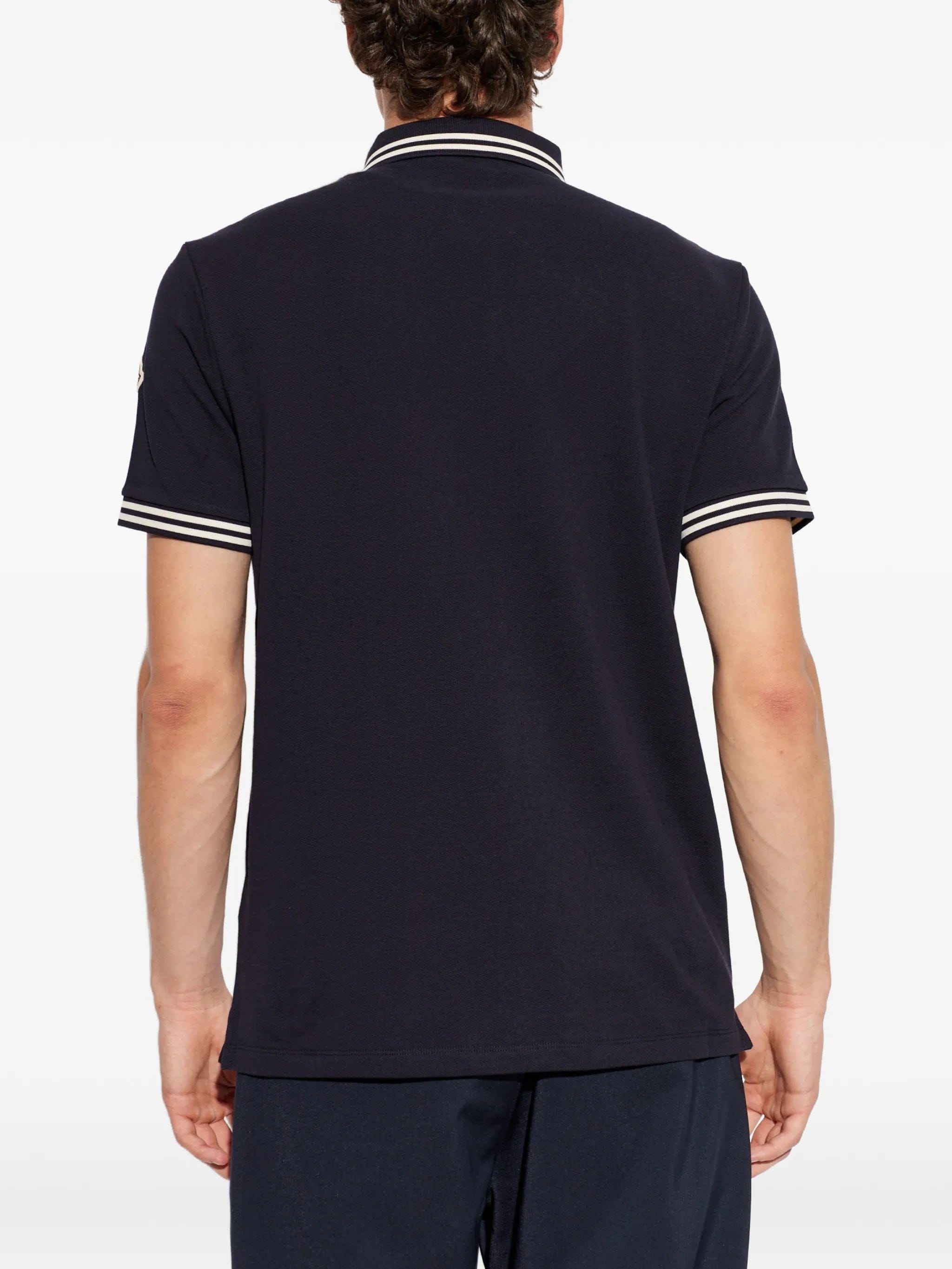 Moncler logo - embroidered polo shirt