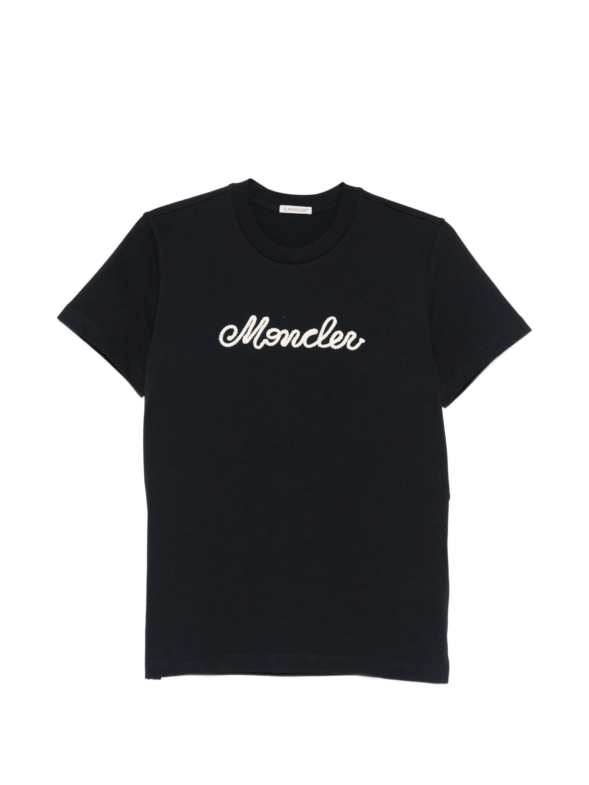 Moncler logo - embroidered T - shirt