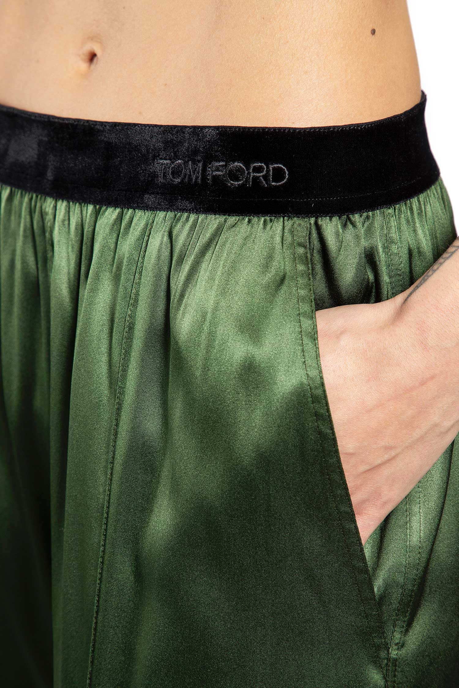 TOM FORD Stretch Silk Satin PJ Pants