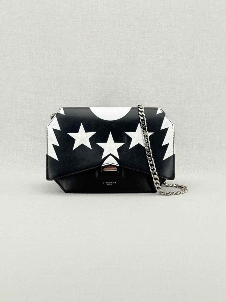 Givenchy Bow Cut Black & White Star Crossbody