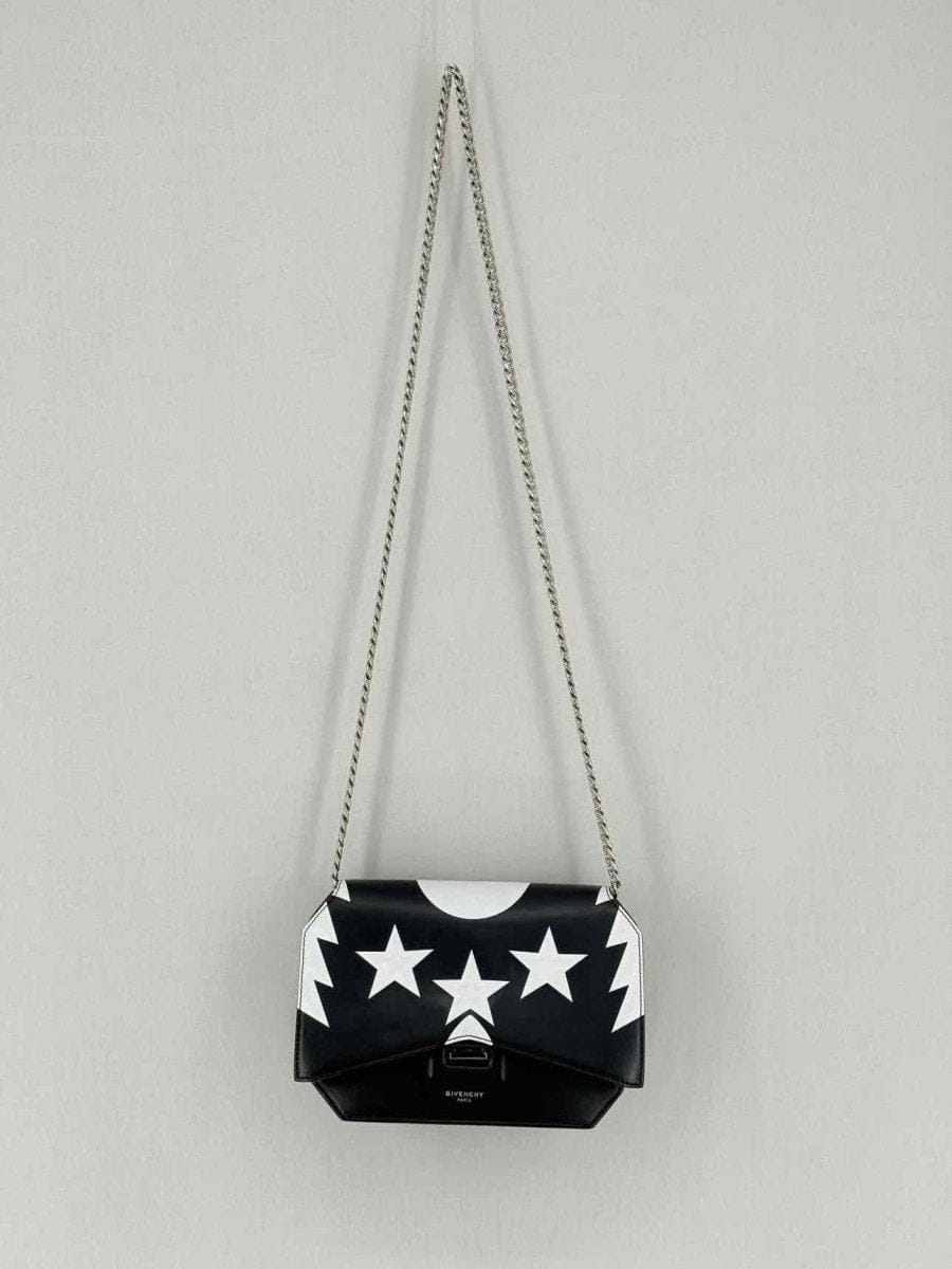 Givenchy Bow Cut Black & White Star Crossbody