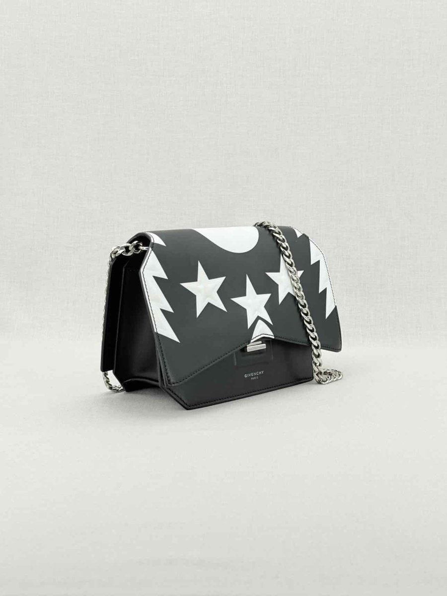 Givenchy Bow Cut Black & White Star Crossbody