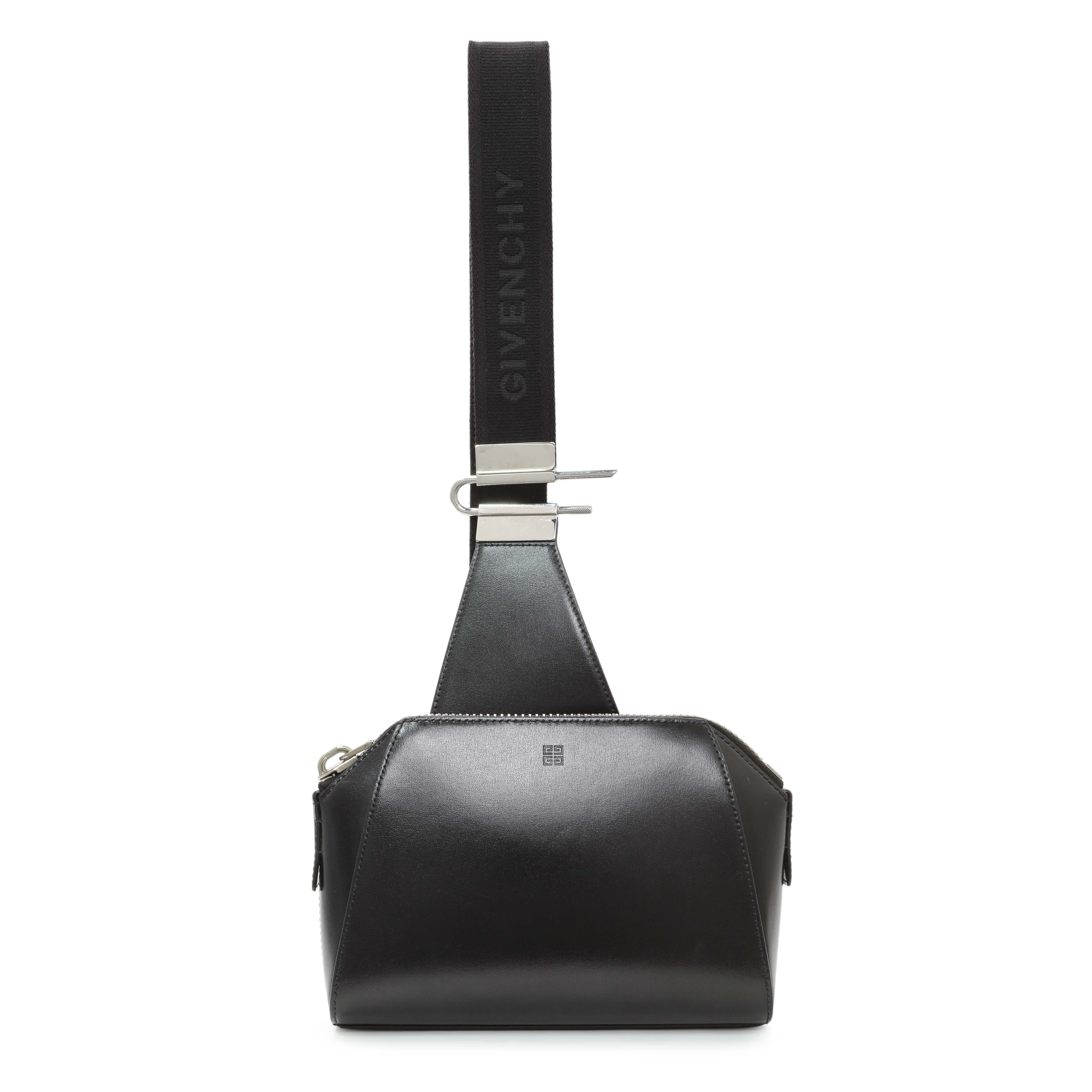 Givenchy Black Calfskin Antigona U Crossbody Bag