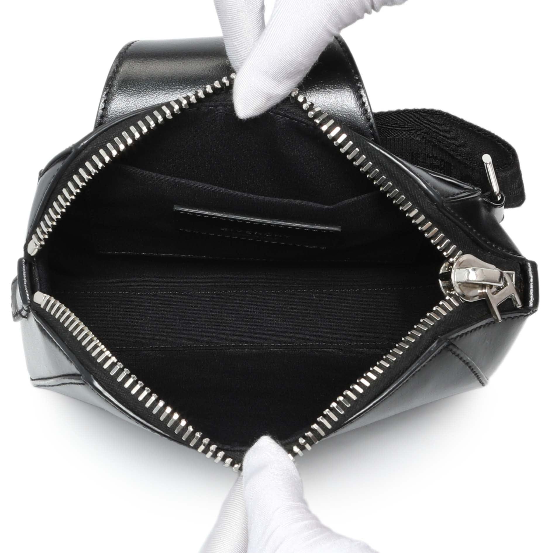 Givenchy Black Calfskin Antigona U Crossbody Bag