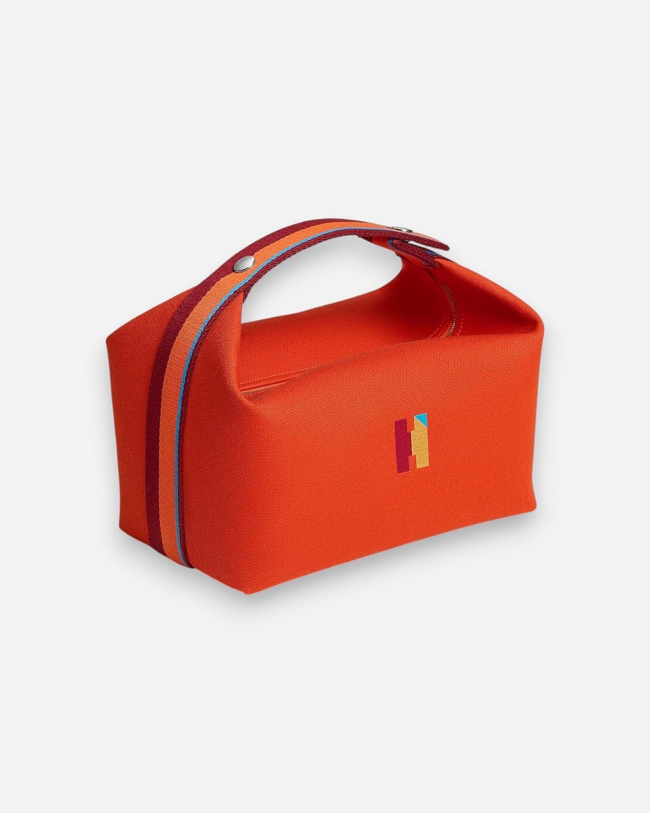 Hermes Bride A Brac Canvas Large Model Case Orange Feu