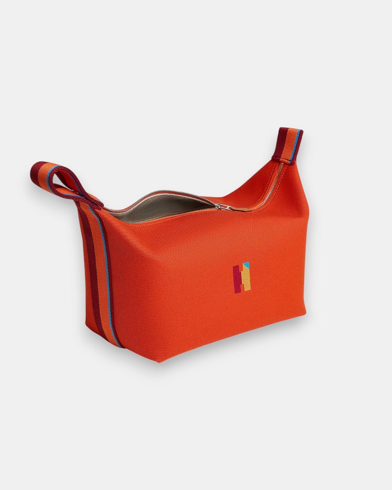 Hermes Bride A Brac Canvas Large Model Case Orange Feu