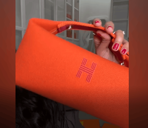 Hermes bride a brac orange small ALC4061