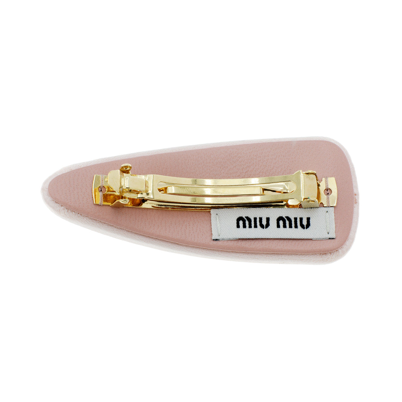 Miu Miu Pink Satin Hair Clip