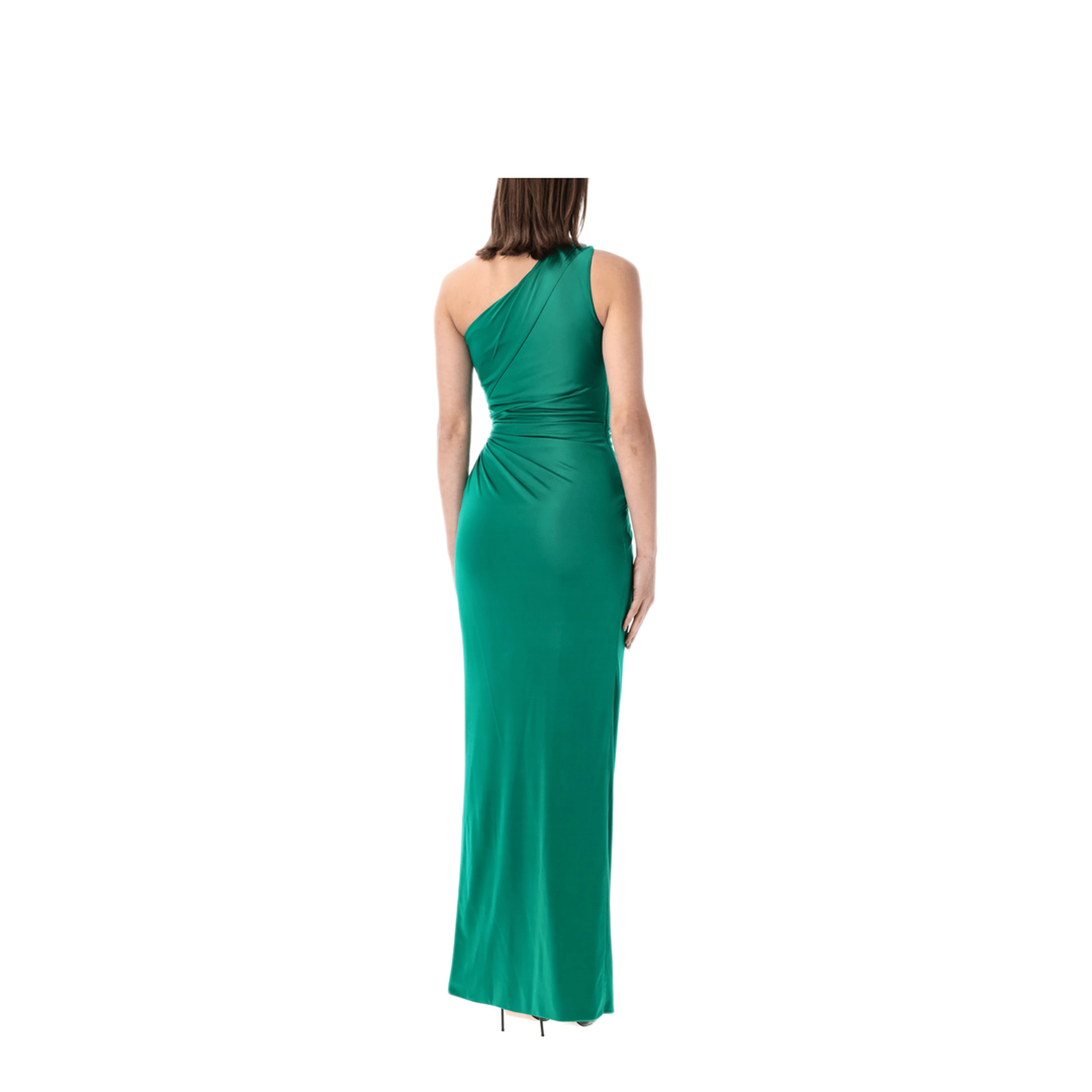 Versace Draped Jersey Gown