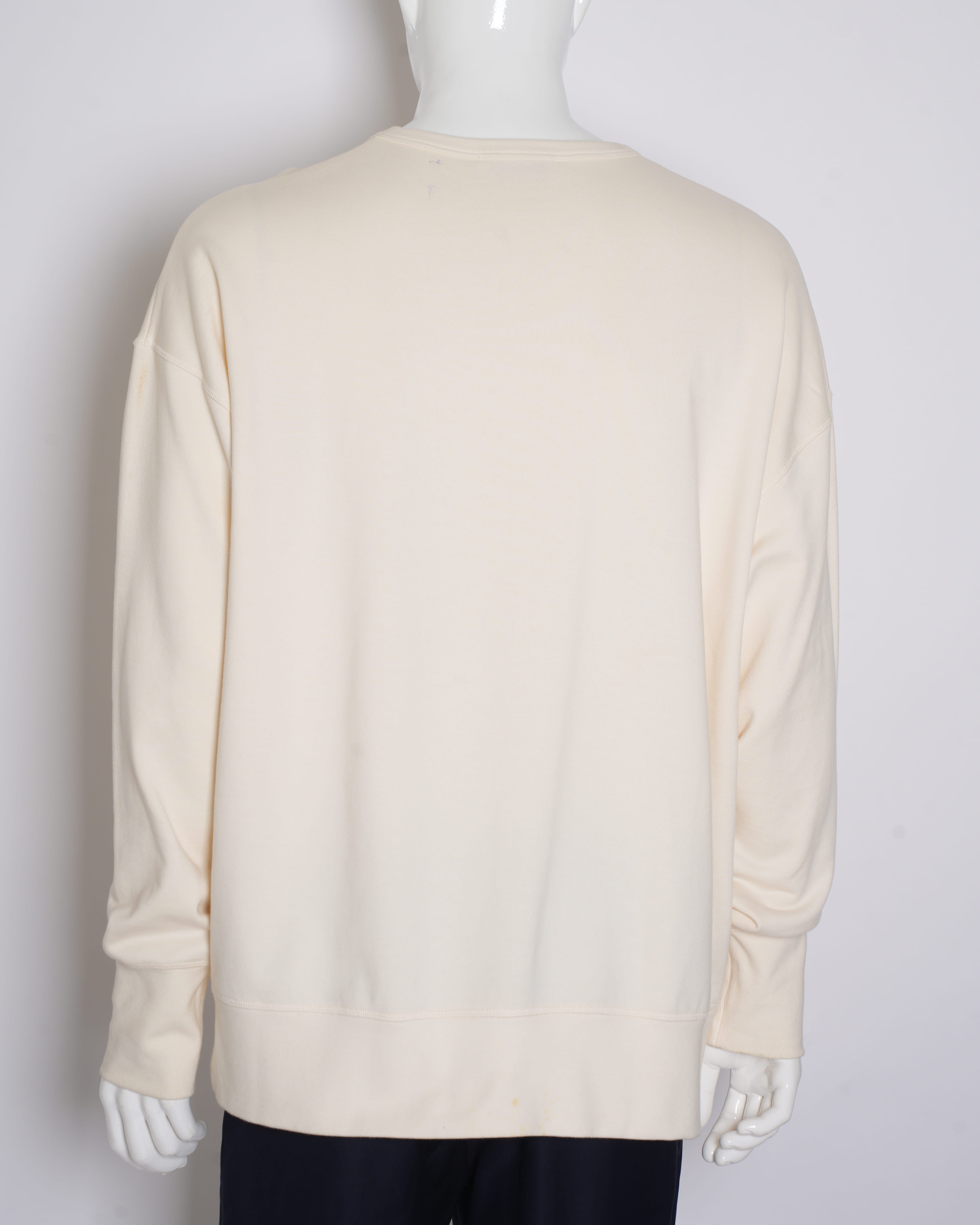 Alexander McQueen Unisex Sweatshirt in off White