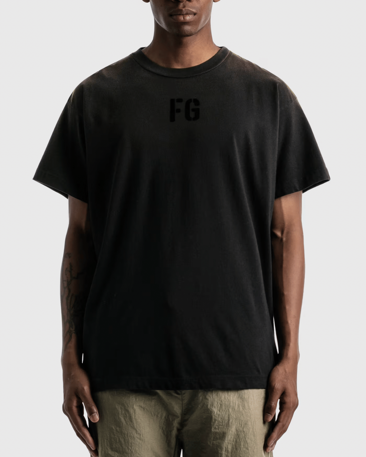 Fear of God FG T-Shirt Vintage Black (SS21)