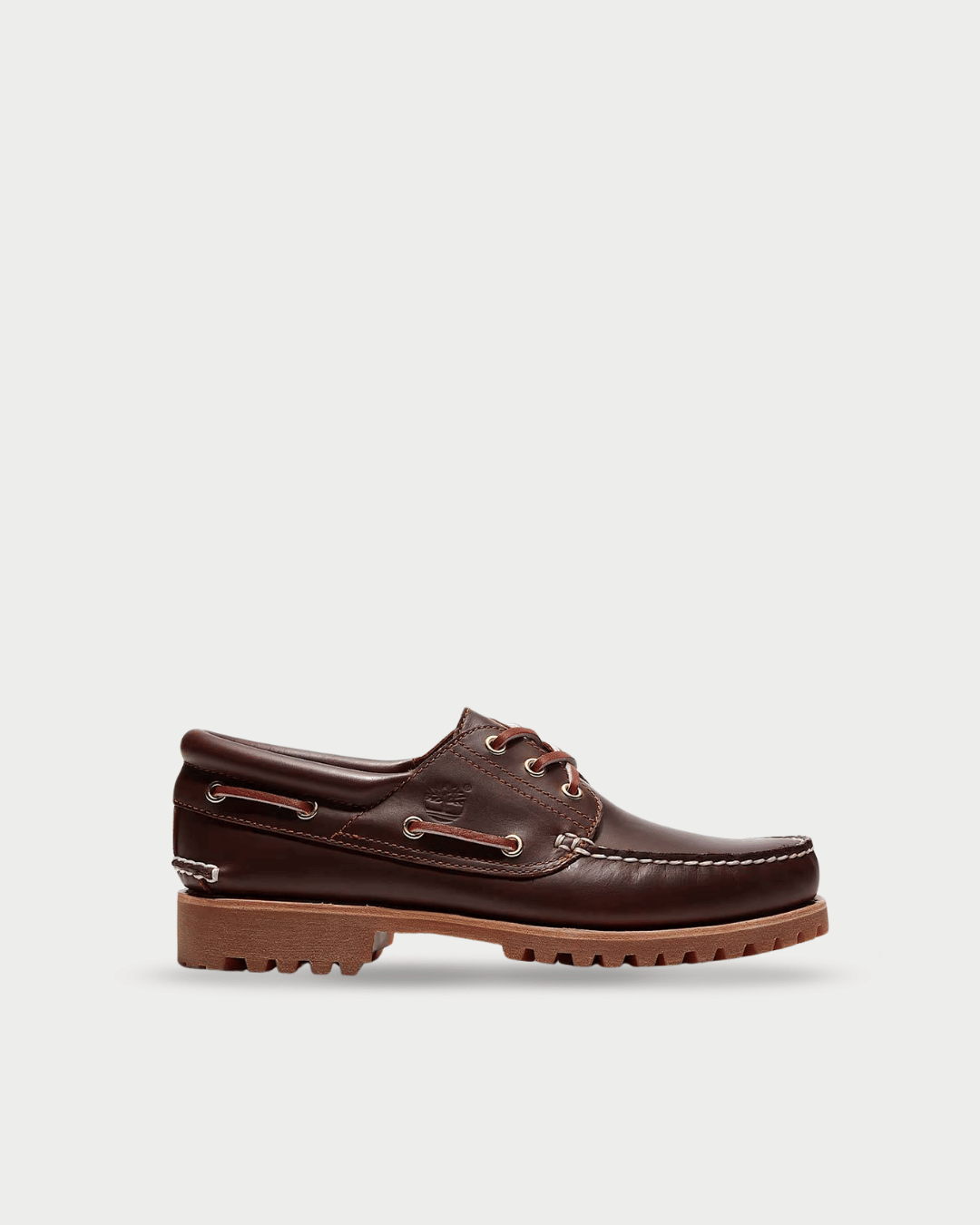 Timberland 3 - Eye Lug Handsewn Boat Shoe - Brown