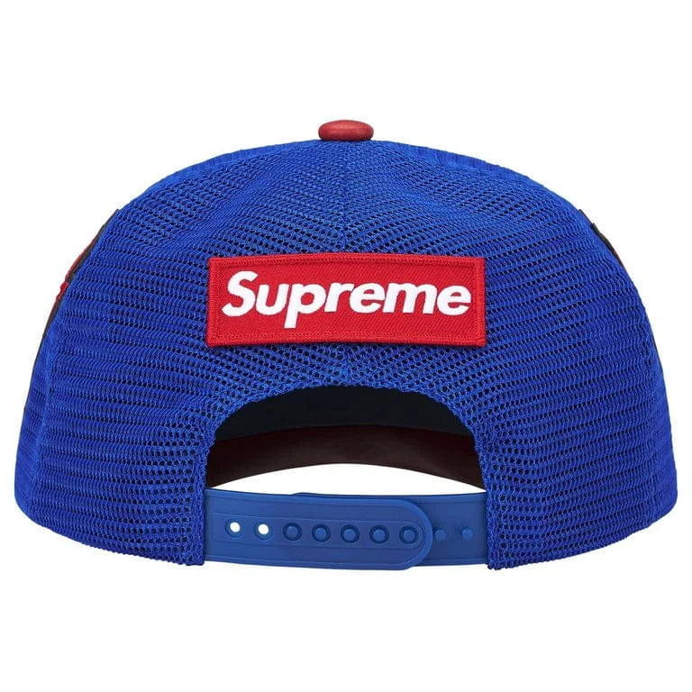 Supreme x Vanson Spider - Man Mesh Back 6 - Panel Cap (Red)