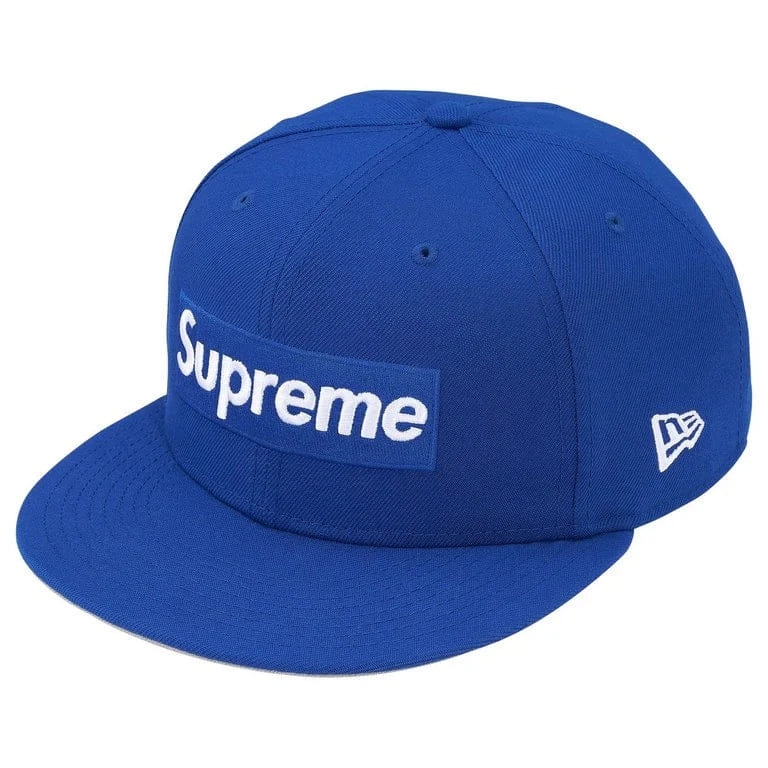 Supreme Ghostface Box Logo New Era Fitted Hat (Royal)
