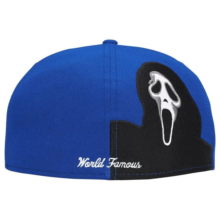 Supreme Ghostface Box Logo New Era Fitted Hat (Royal)