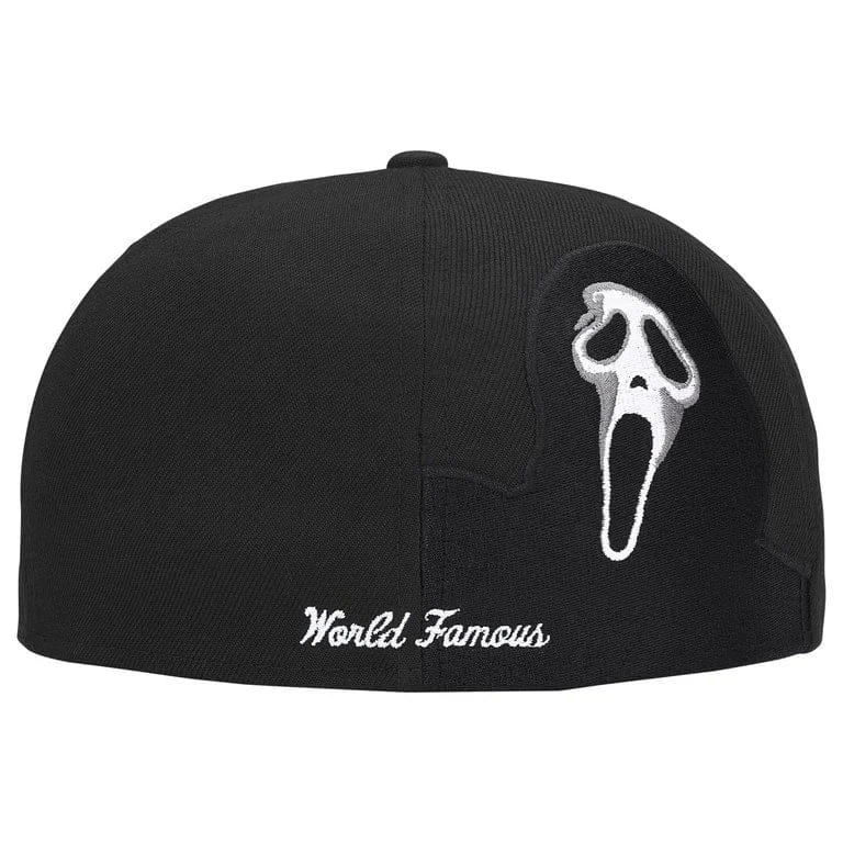 Supreme Ghostface Box Logo New Era Fitted Hat (Black)