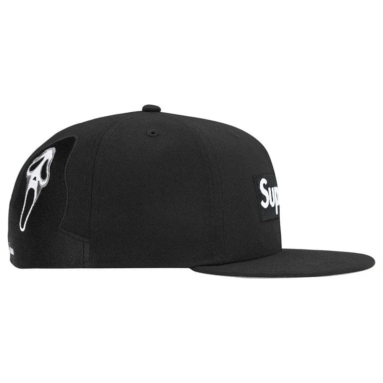 Supreme Ghostface Box Logo New Era Fitted Hat (Black)