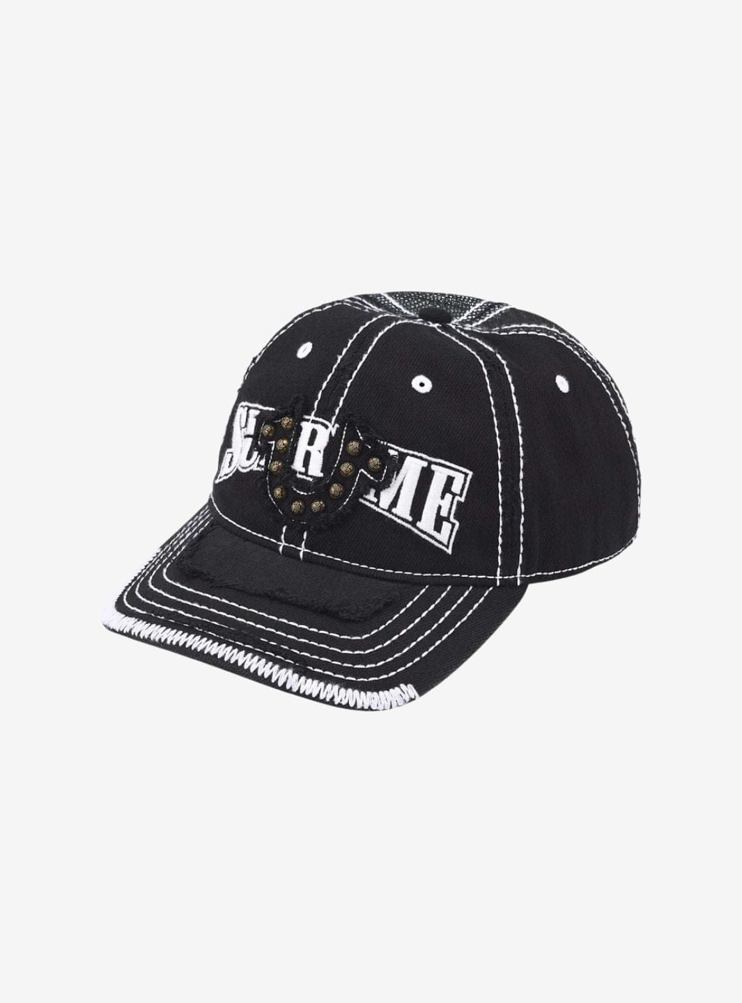 Supreme True Religion Mesh Back 6 - Panel Black