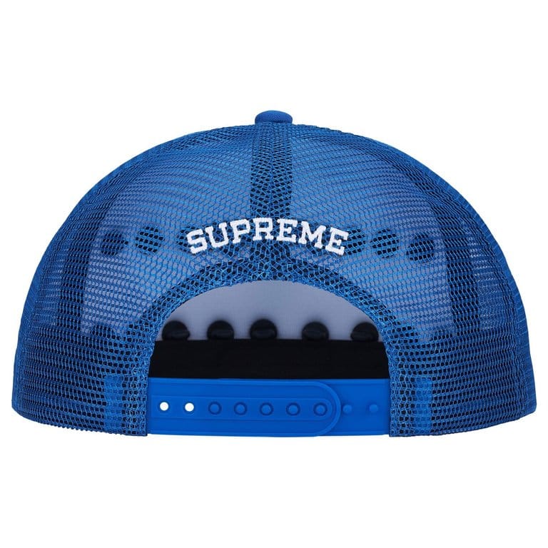 Supreme Pins Mesh Back 5 - Panel Hat (Blue)